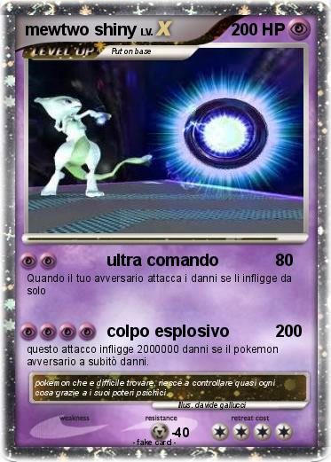 Pokemon mewtwo shiny