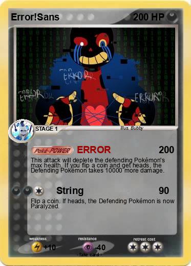 Pokemon Error!Sans