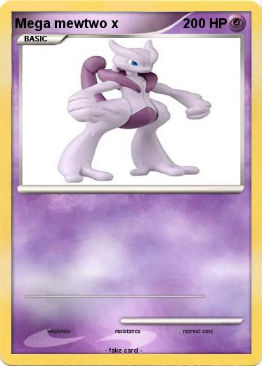 Pokemon Mega mewtwo x