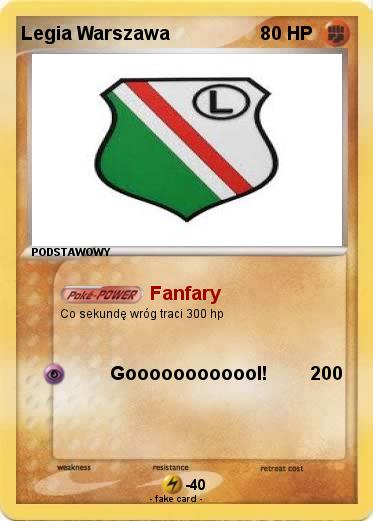 Pokemon Legia Warszawa