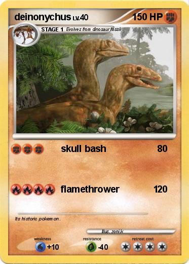 Pokemon deinonychus