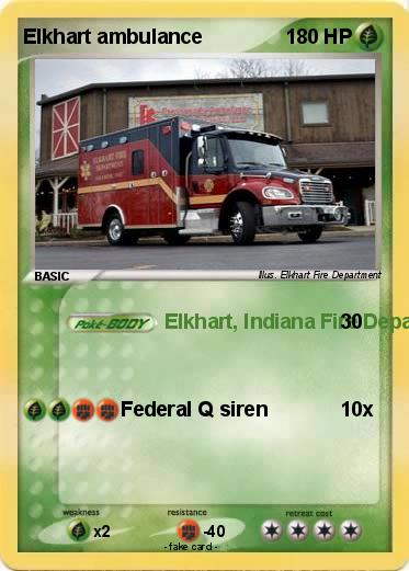 Pokemon Elkhart ambulance