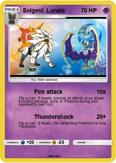 Pokemon Solgeol. Lunala