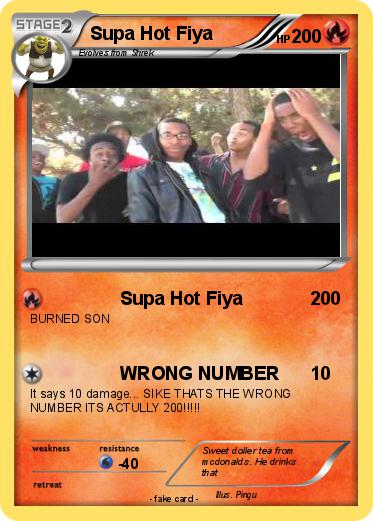 Pokemon Supa Hot Fiya