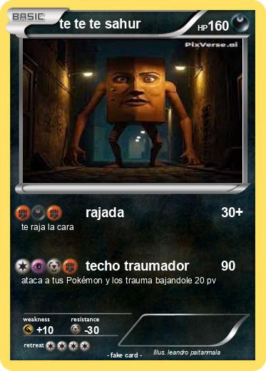 Pokemon te te te sahur
