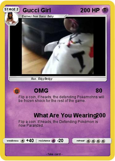 Pokemon Gucci Girl