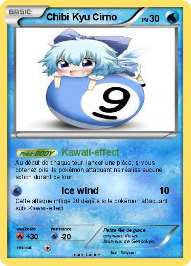 Pokemon Chibi Kyu Cirno