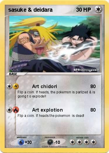 Pokemon sasuke & deidara