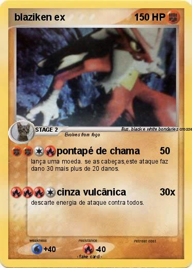 Pokemon blaziken ex