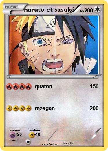 Pokemon naruto et sasuké