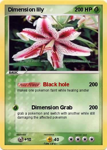 Pokemon Dimension lily