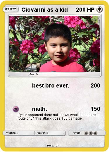 Pokemon Giovanni as a kid