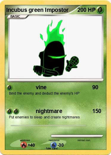 Pokemon Incubus green Impostor