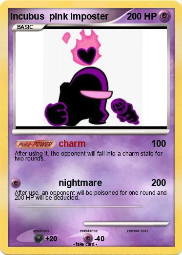 Pokemon Incubus  pink imposter