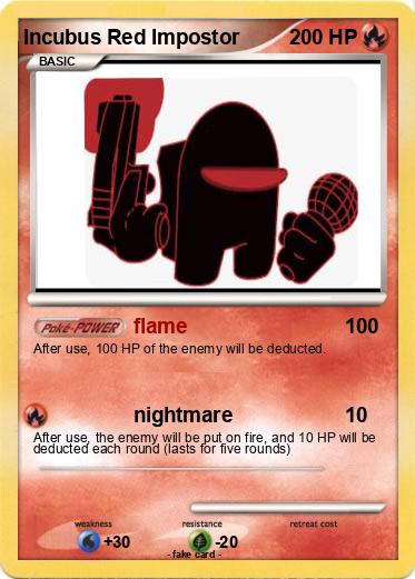 Pokemon Incubus Red Impostor