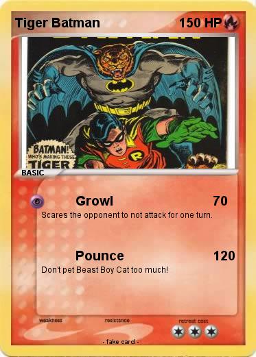 Pokemon Tiger Batman
