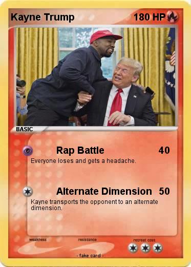 Pokemon Kayne Trump