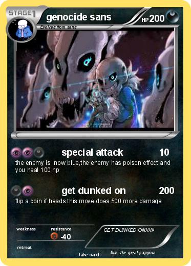 Pokemon genocide sans