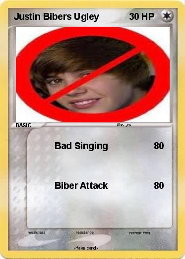 Pokemon Justin Bibers Ugley