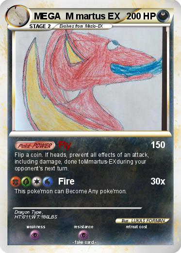 Pokemon MEGA  M martus EX