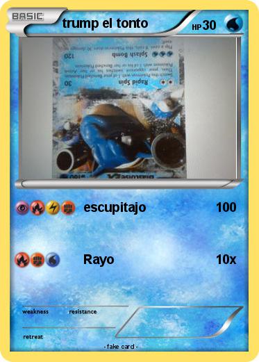 Pokemon trump el tonto