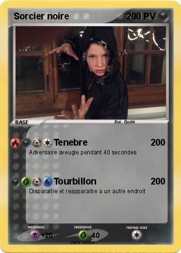 Pokemon Sorcier noire