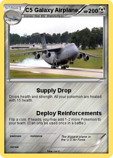 Pokemon C5 Galaxy Airplane.