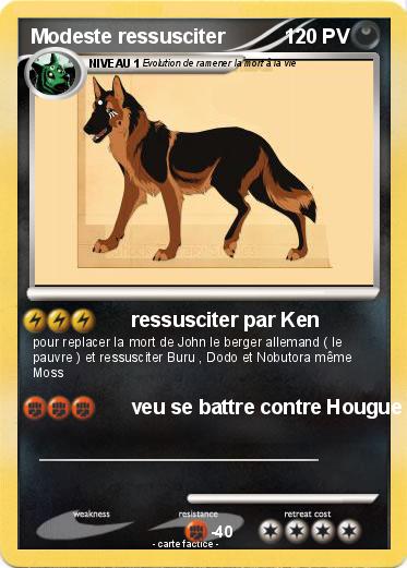 Pokemon Modeste ressusciter