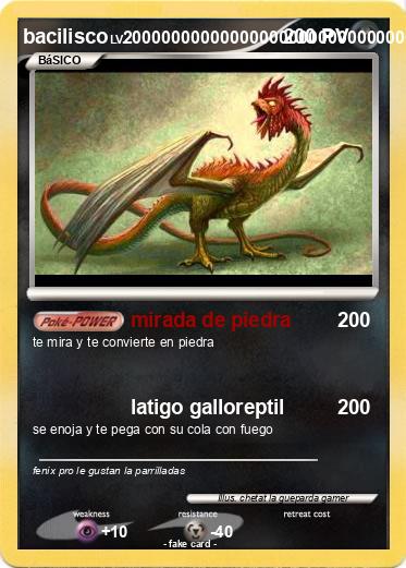 Pokemon bacilisco