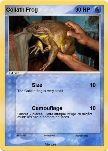 Pokemon Goliath Frog