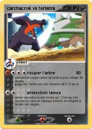 Pokemon carchacrok vs torterra