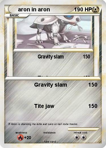 Pokemon aron in aron