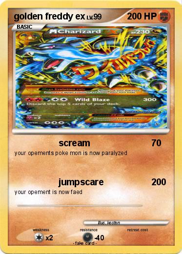 Pokemon golden freddy ex