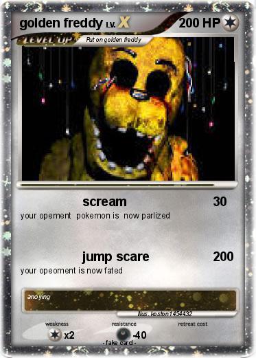Pokemon golden freddy