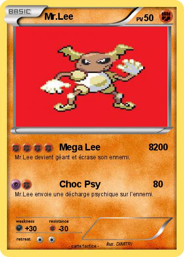 Pokemon Mr.Lee