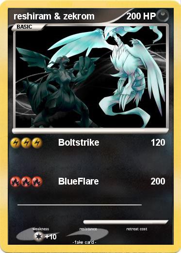 Pokemon reshiram & zekrom