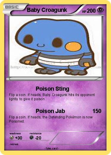 Pokemon Baby Croagunk