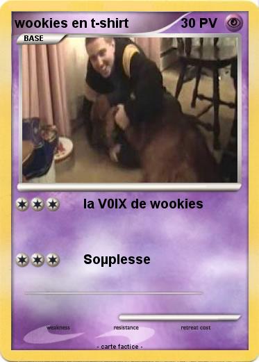 Pokemon wookies en t-shirt