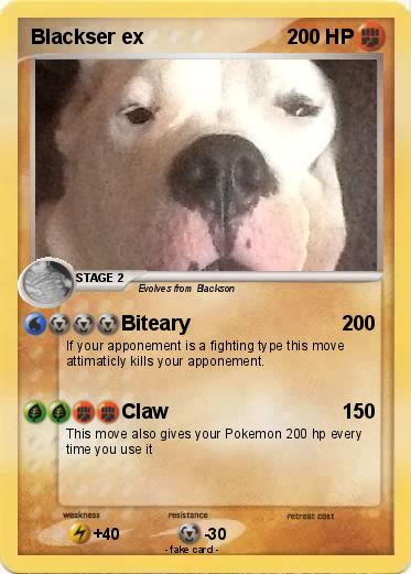 Pokemon Blackser ex