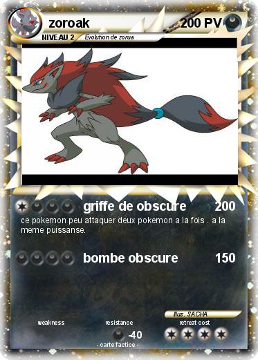 Pokemon zoroak