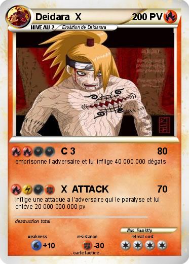 Pokemon Deidara  X