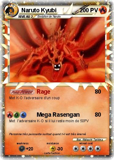 Pokemon Naruto Kyubi