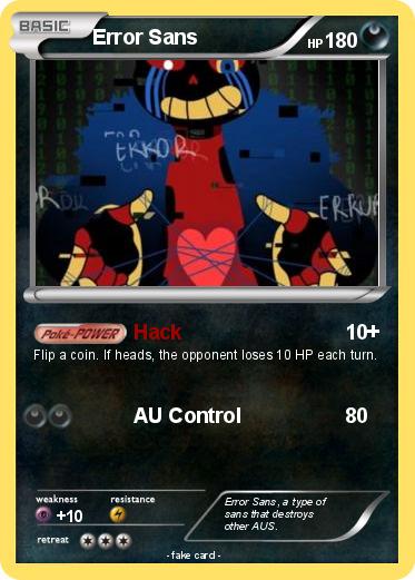 Pokemon Error Sans
