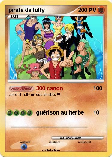 Pokemon pirate de luffy