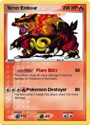 Pokemon Terrer Emboar