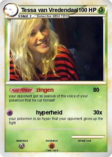 Pokemon Tessa van Vredendaal