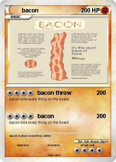 Pokemon bacon