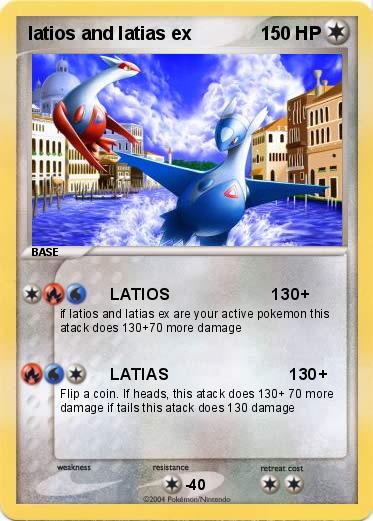 Pokemon latios and latias ex