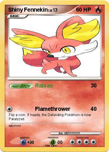 Pokemon Shiny Fennekin