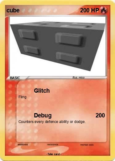Pokemon cube